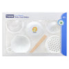 "Compact 5-in-1 baby food processor – manual blender, chopper, and masher"