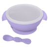Silicone Bowl & Spoon with Suction Base & Snap on Lid - hopop.in