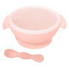 Silicone Bowl & Spoon with Suction Base & Snap on Lid - hopop.in