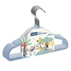 Velvet baby clothes hangers – non-slip surface – 6-pack