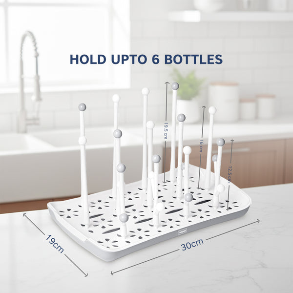 Hopop Portable Baby Bottle Drying Rack – Compact & Travel Friendly