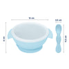 Silicone Bowl & Spoon with Suction Base & Snap on Lid - hopop.in