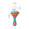 "Baby fruit nibbler feeder – safe silicone mesh food feeder for infants"