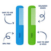 Rounded Teeth Edge Easy Grip Baby Hair Comb - hopop.in