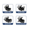 4 in 1 Multi-Purpose Comfy Infant Car Seat for Baby - hopop.in