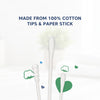 Hopop Safety Tips Cotton Buds, Gentle, Safe & Eco-Friendly - 200 Pcs