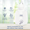 Top view of multifunctional baby bottle warmer in use
