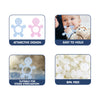 Silicone Teether for Baby - Pack of 2 with Assorted Color & Design - hopop.in