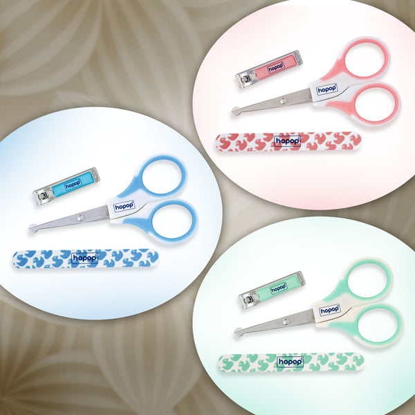 Hopop Safety Nail Care Set for Babies, Gentle & Easy Grooming Kit