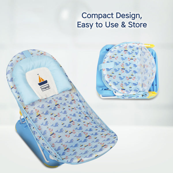Hopop Anti-Skid Compact Baby Bather for Safe & Comfortable Bath Time