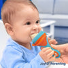 "Soft silicone baby food feeder – BPA-free fruit nibbler for toddlers"