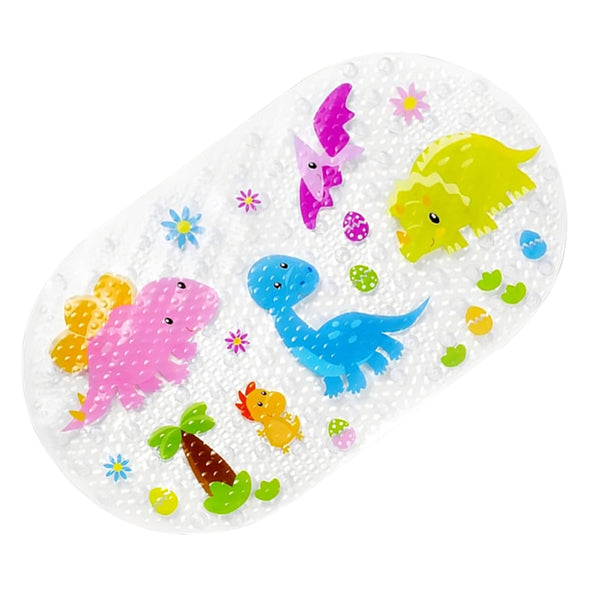 Hopop Non-Slip Cartoon Bath Mat for Kids – Soft & Safe Shower