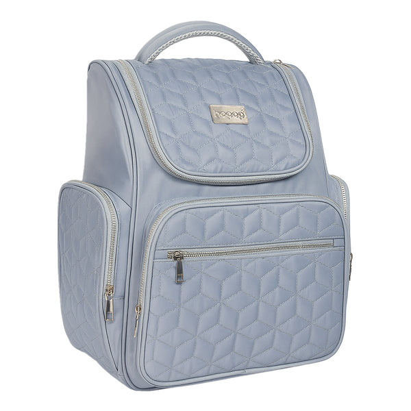 Hopop Portable & Stylish Baby Diaper Bag - Travel Friendly & Spacious - Blue