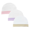 Soft & Comfortable Cotton Baby Caps - Pack of 3 - hopop.in
