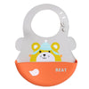 Easy Clean Crumb Catcher Silicone Bib - hopop.in