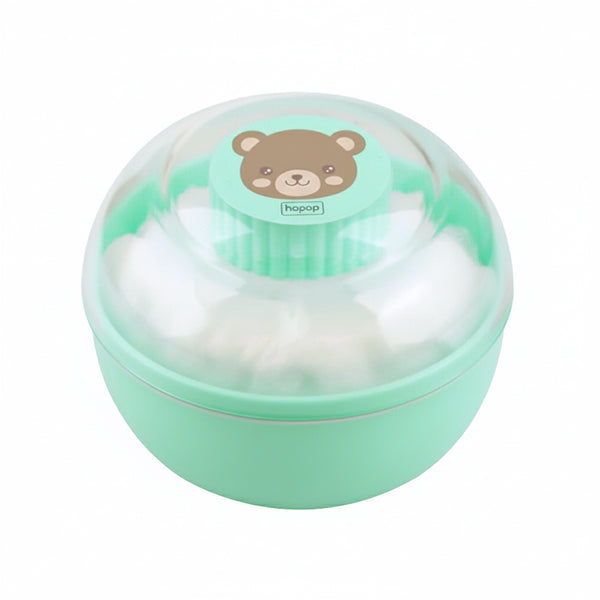 Hopop Soft & Gentle Baby Powder Puff - Green