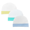 Soft & Comfortable Cotton Baby Caps - Pack of 3 - hopop.in
