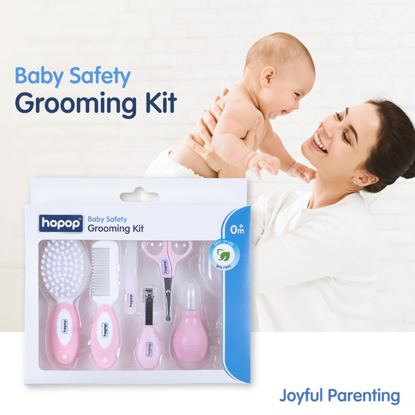 Hopop Grooming Kit for Newborns & Toddlers, 7 in 1 Grooming Set