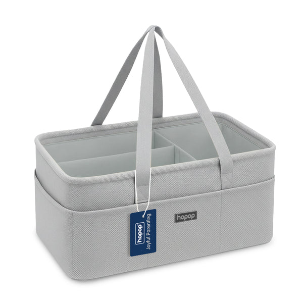 Hopop Baby Diaper Caddy Organizer - Grey
