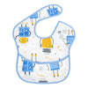 Hopop Easy-Clean Waterproof Baby Bib with Food Catcher Pocket