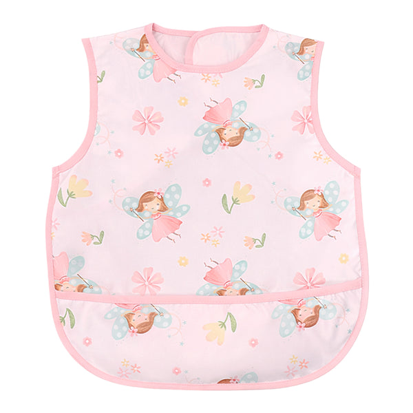 Hopop Easy-Clean Waterproof Baby Bib with Food Catcher Pocket