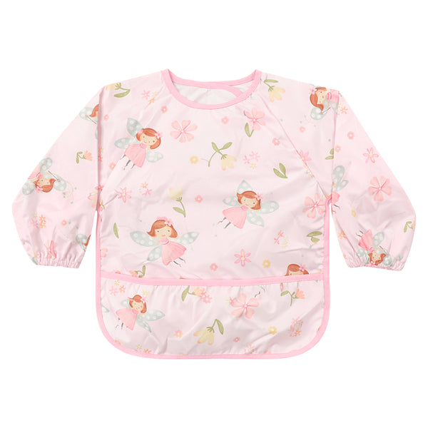 Hopop Easy-Clean Waterproof Full Sleeve Baby Bib with Food Catcher Pocket