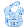Hopop Easy-Clean Waterproof Baby Bib with Food Catcher Pocket