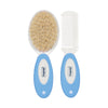 Hopop Baby Natural Bristle Hair Brush & Rounded Teeth Comb Set