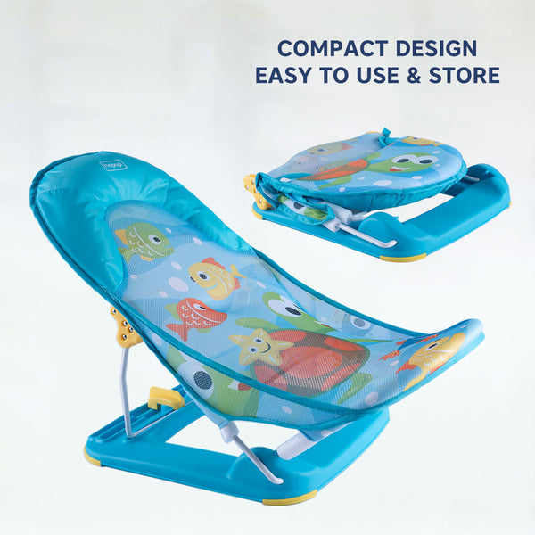Hopop Anti-Skid Compact Baby Bather for Safe & Comfortable Bath Time