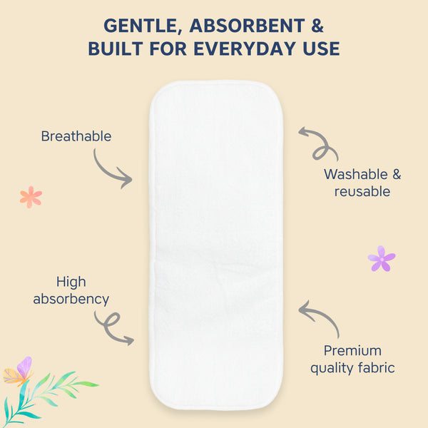 Hopop Washable & Reusable Baby Diaper Inserts