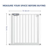 Baby Safety Gate for Kids with Two-Way Auto-Close- 75x85 Cm