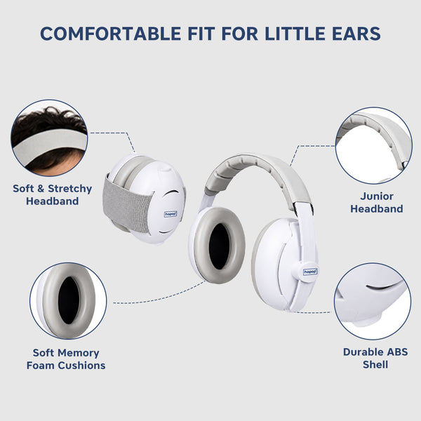 2 in 1 Baby Noise Cancelling Earmuffs for Hearing Protection