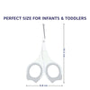 Baby Safety Nail Scissors with Rounded Head - hopop.in