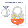 Easy Clean Crumb Catcher Silicone Bib - hopop.in