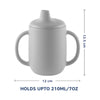 3 in 1 Sipper Cup with Spout & Straw -210 ml - hopop.in