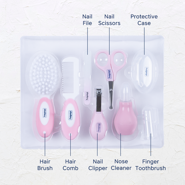 Hopop Grooming Kit for Newborns & Toddlers, 7 in 1 Grooming Set