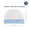 Soft & Comfortable Cotton Baby Caps - Pack of 3 - hopop.in