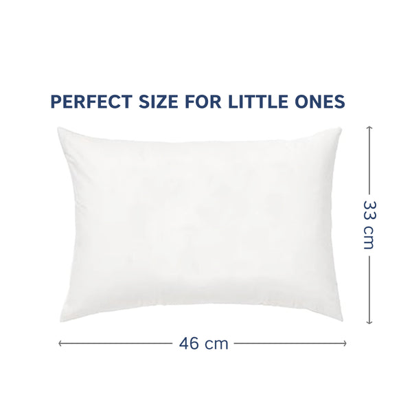 Hopop Soft & Breathable Premium Cotton Toddler Pillow with Pillowcase