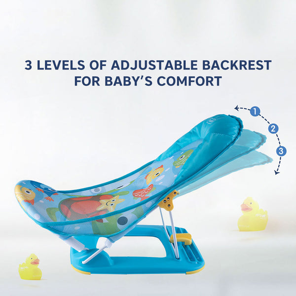 Hopop Anti-Skid Compact Baby Bather for Safe & Comfortable Bath Time