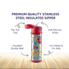 Insulated Stainless Steel Sipper Water Bottle for Kids - 480 ml - hopop.in