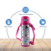 Insulated Stainless Steel Sipper Water Bottle for Kids - 480 ml - hopop.in