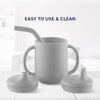 3 in 1 Sipper Cup with Spout & Straw -210 ml - hopop.in