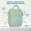 Portable & Stylish Baby Diaper Bag - hopop.in
