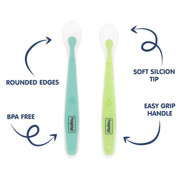Feeding spoon safe for newborns and infants