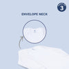 Baby Envelope Neck Full Sleeve Vest - Pack of 3