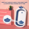 Spacious infant bath tub with soft ergonomic edges