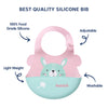 Easy Clean Crumb Catcher Silicone Bib - hopop.in
