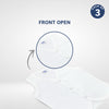 Baby Front Open Thermal Sleeveless Vest - Pack of 3 - hopop.in