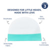 Soft & Comfortable Cotton Baby Caps - Pack of 3 - hopop.in