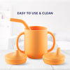 3 in 1 Sipper Cup with Spout & Straw -210 ml - hopop.in